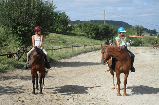 Equitation à Lauzerte 