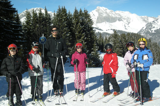 Ski grandeur nature 