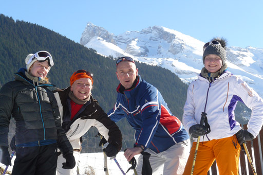Ski grandeur nature 