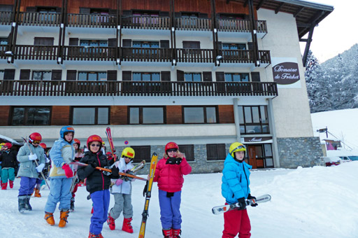 Ski grandeur nature 