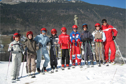 Ski grandeur nature 