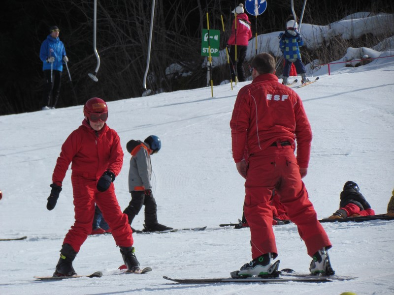 J'ai appris à skier au Reposoir 